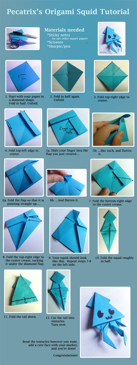 Origami With Sticky Notes Easy