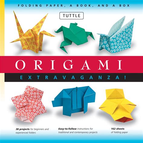 Download Origami Extravaganza Folding Paper A Book And A Box Origami Kit Includes Origami Book 38 Fun Projects And 162 Highquality Origami Papers Great For Both Kids And Adults By Tuttle Publishing