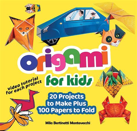 Read Origami For Kids 20 Projects To Make Plus 100 Papers To Fold By Mila Bertinetti Montevecchi