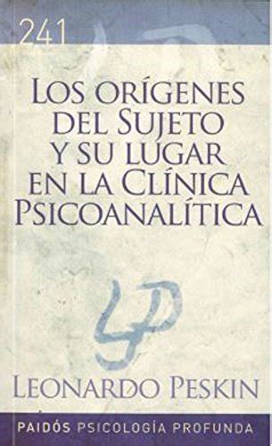 Origenes del sujeto y su lugar en la clinica psicoanalitica. - Download manual gps garmin 60csx portugues.