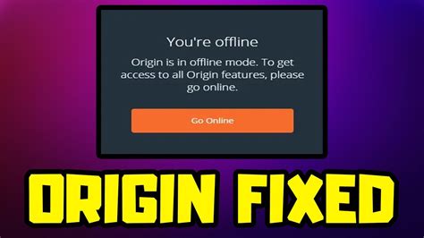 Origin Offline mode fix 2024 - YouTube