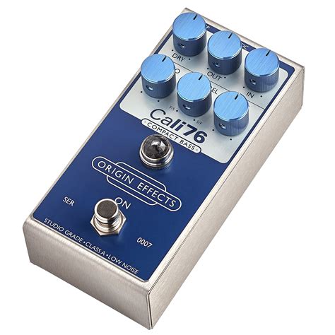 Origin effects. With Origin Effects’ Cali76 Stacked Edition compressor pedal, you get two studio-grade FET compressors, housed in a pedalboard-friendly enclosure. Its unique in-series compressor design lets you cascade one compressor into the next to add top-end clarity, midrange impact, and dial up some liquid sustain. Each compressor has an … 