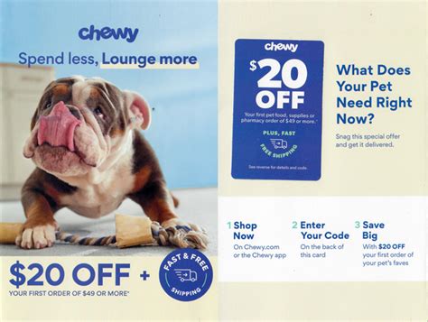 Original Chewy Coupon: $20 Off Your First Order of $49 or More …