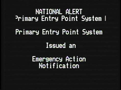 Original Emergency Alert System