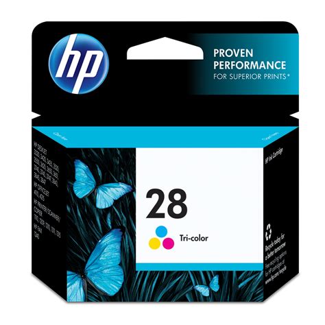 Original HP 28 Tri-color Ink Cartridge Works with HP …