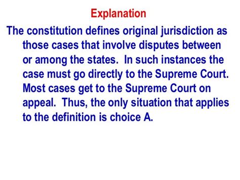 Original Jurisdiction Definition Ap Gov slidesharedocs