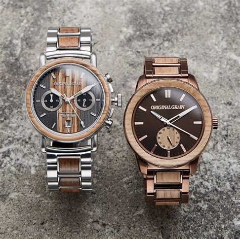 Original grain. Original Grain is the world's leading watch brand using reclaimed, sustainable materials. We make watches and accessories from reclaimed wood and one of a kind, unique materials. 1 tree planted for every watch sold. Established 2013. 