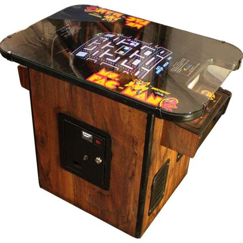 Original ms pacman cocktail table.  Pac-Man Galaga Class of 1981 Arcad...