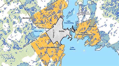 Orillia zoning map.  GIS Interactive Map viewer.  No other sources of zoning informatio...
