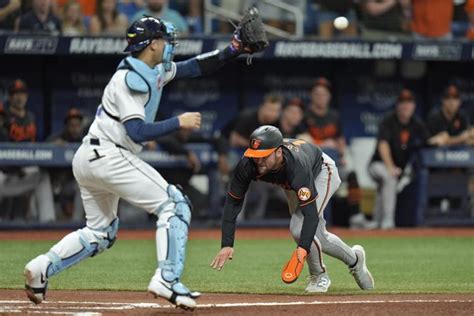 ST. PETERSBURG, Fla. (AP) — Ryan O’Hearn had a pinch-hit RBI single in the ninth inning and the AL East-leading Baltimore Orioles rebounded after blowing a five-run lead to beat the Tampa Bay Rays for the second time in three days, 6-5 on Saturday. The Orioles, who have won 11 of 14, took a one-game …. 