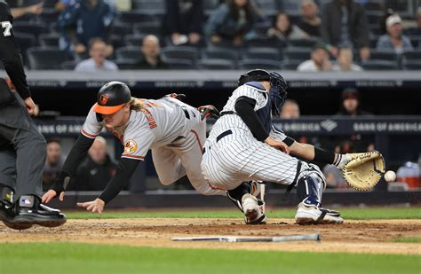Orioles twice blow leads in 6-5 series-opening loss to Yankees in 10 innings