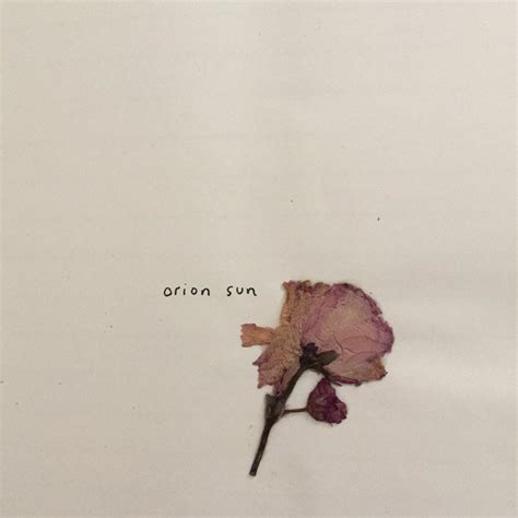 Orion Sun - Journal Entry Lyrics