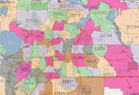 Orlando Zip Code Map