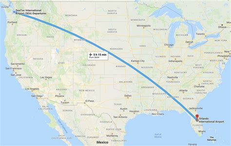  The calculation of flight time is based on the straight line distance from Washington, DC to Orlando, FL ("as the crow flies"), which is about 757 miles or 1 218 kilometers. Your trip begins in Washington, District of Columbia. It ends in Orlando, Florida. Your flight direction from Washington, DC to Orlando, FL is South (-159 degrees from ... .