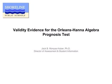 Orleans hanna algebra prognosis test guide. - Manual for mercury 80hp outboard motors.