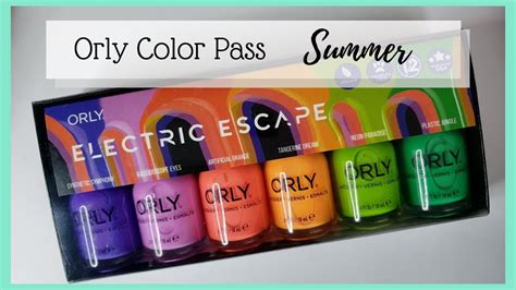 ORLY Color Pass It all starts with innovation. From the conception of timeless nail looks such as the Original French Manicure®, cutting-edge color, treatments, textures and design, to what’s new and next in nails; it’s all been created by the brains and beauty lovers at ORLY® .. 