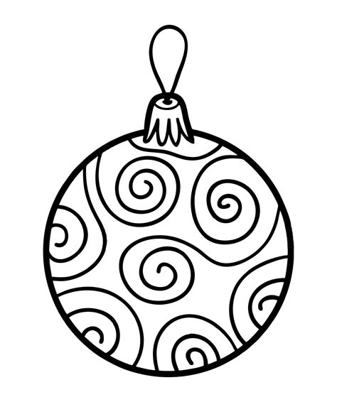 Ornament coloring pages to download and print for free