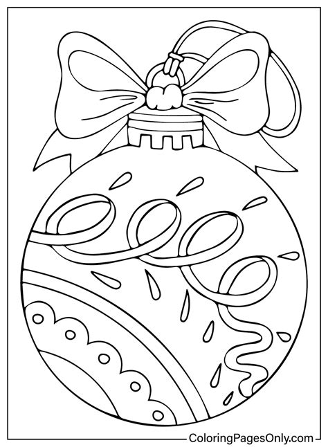 Ornaments Coloring Shee
