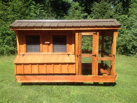 Check Amazon. 3. Best Medium-Sized Coop: New Age Pet ECOFLEX Fontana Chicken Barn. Whether you're short on space or have a handful of chickens, the New Age Pet ECOFLEX Fontana Chicken Barn is our top pick for a medium-sized coop. This coop is sturdy and durable, being designed with reclaimed wood and plastic..