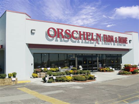 Orscheln Farm and Home operates 167 stores located in 11 states: Missouri, Kansas, Nebraska, Iowa, Indiana, Oklahoma, Arkansas, Texas, Kentucky Illinois and Ohio..