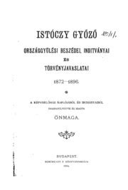 Országgyülési beszédei, inditványai és törvényjavaslatai, 1872 1896. - Eerbied en de angst van uri en ima bosch.