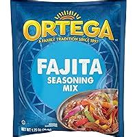 Ortega Seasoning Mix, Fajita, 1.25 Ounce (Pack of 12)