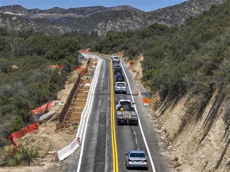 The road work from the Orange County line to Monte Vista Street in Riverside County is part of a $49 million project to expand the Ortega (74) Highway between Lake Elsinore and the Orange County .... 