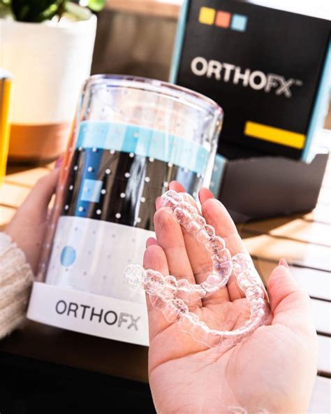 Orthofx. OrthoFX is a high-quality brand of aligners that has been proven to give fast and effective results for straightening teeth. It puts less pressure on your teeth which results in a beautiful, well-functioning smile in a very short period of time! What is OrthoFX? OrthoFX are innovative clear aligners that function similarly to Invisalign. 