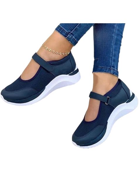 Orthopedic Nursing Shoes,Comfortable Lightweight Mary Jane Sneakers ...