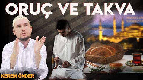 Oruç ve Takva.