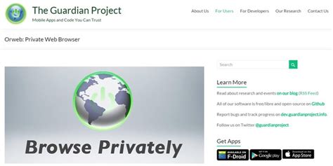 Orweb: Private Web Browser Thumbnails 3