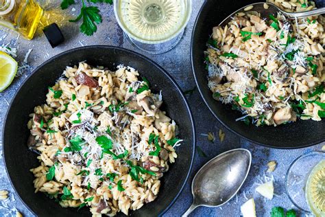 Orzo funghi - Chickslovefood