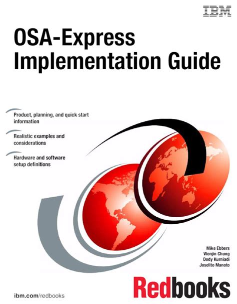 Osa express implementation guide by mike ebbers. - Callister material science solution manual seventh edition.