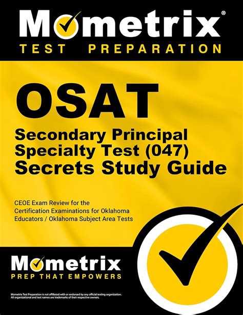 Osat secondary principal specialty test 047 secrets study guide ceoe. - Mercury 150 v6 outboard service manual.