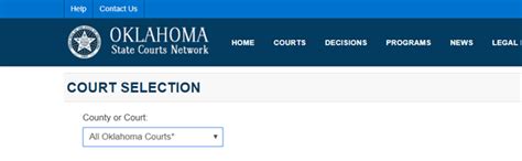 At this search page, under Court Selection, use the drop down box to select Tulsa County. Under Case Number, enter the full case number for the Tulsa County criminal case. Criminal Misdemeanor cases will begin with CM while Criminal Felony cases will begin with CF. This will be followed by the year in which the case was filed.