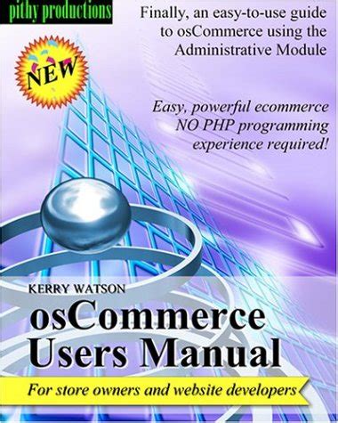 Oscommerce users manual v 20 a guide for store owners and website developers. - Federal environmental law the users guide.