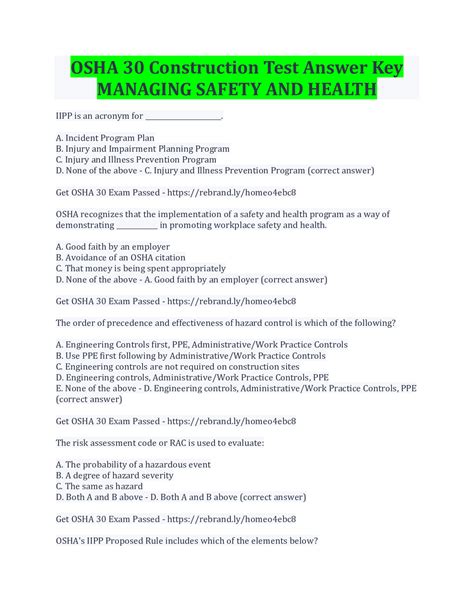 Osha construction safety manual quiz answers. - Problem solving in analytical chemistry solutions manual volume 2 volume set.
