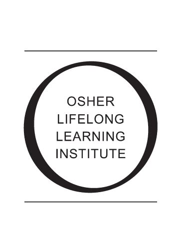 The events calendar for Osher Lifelong Learning Institute. 
