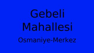 Osmaniye Merkez Gebeli Mahallesi terapi halı yıkama