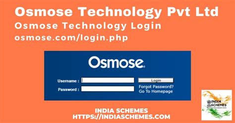 Osmose Technology Login Guide