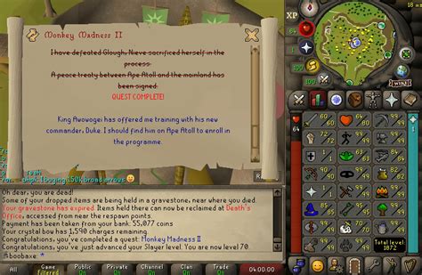 Osrs auto prayer switcher reddit.  Unlocked after completing Monkey Madness II,...