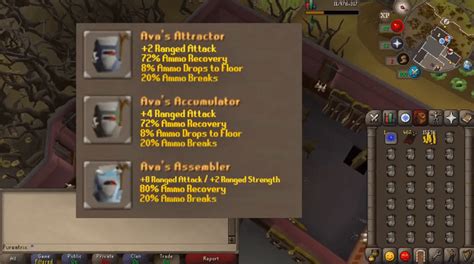 Ava's attractor is a reward from the Animal Magnetism quest. It randomly generates iron arrows directly into the players inventory. The attractor can be upgraded to Ava's accumulator when the player reaches level 50 Ranged for 75 steel arrows; if the player already has 50 Ranged when they receive it, it will already be upgraded. Its appearance is blue when first received (and if the player ... . 