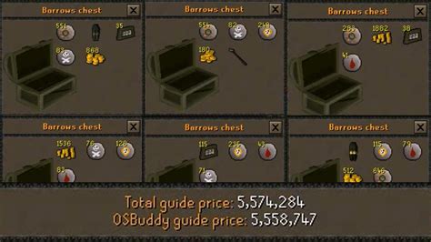 Osrs barrows drop rate. The Barrows Brothers minigame is a very consistent way of making money in OSRS. It is one of the most popular methods and can be performed efficiently at nearly all levels! Even with mid-level gear, it is possible to get around 12-15 chests in an hour, with each one worth around 75k (or 93k with the hard diary complete). 
