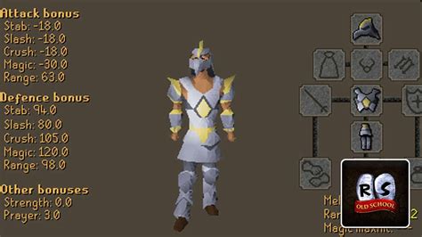 It is less defensive than melee armour but gives better accuracy. For ranged, it is less accurate and defensive than best-in-class ranged gear but gives more damage. For magic, elite void will give a 2.5% increase to damage, but less accuracy and defensive bonuses than Ahrim's robes. Equipment: