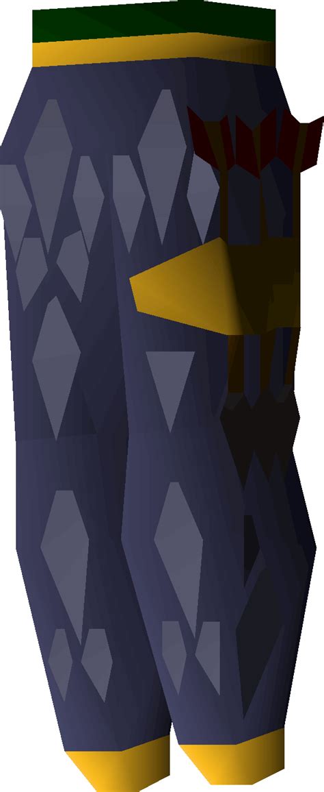 Osrs blue dhide chaps. Armadyl chaps are a piece of Armadyl blessed dragonhide armour that require 70 Ranged to equip. It has slightly higher stats than black dragonhide chaps, including a +1 prayer bonus, and more defensive bonuses.Players can receive them as a reward from completing hard Treasure Trails.. This item gives Armadylean protection … 