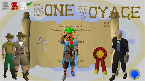 Osrs bone voyage guide. Welcome to the RuneHQ Old School Quest Guides page. These guides will help you develop your RuneScape character and provide information about the game. This information was submitted and gathered by some of your fellow players to help you out. If anything is incorrect or missing, or if you have any new information to submit to this database ... 