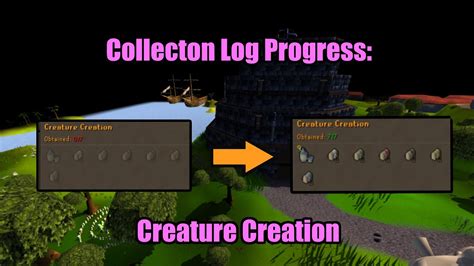 Osrs creature creation. Creature Creation is a solo activity that involves creating unique hybrid monsters and killing them for their drops. It can be found in the Tower of Life dungeon after completing the Tower of Life quest. A trapdoor on the ground floor of the tower leads to the dungeon. See more 