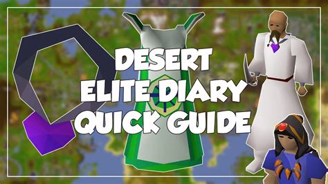 Desert Diary - OSRS Wiki Desert Diary The Desert Diary is a set of achievement diaries whose tasks revolve around areas within the Kharidian Desert, such as Pollnivneach, Nardah, and Sophanem . Jarr's location Several skill, quest and item requirements are needed to complete all tasks.. 