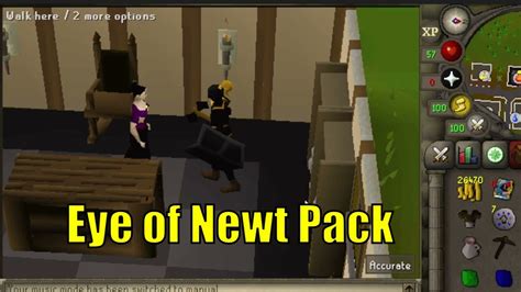 Osrs eye of newt pack. From the RuneScape Wiki, the wiki for all things RuneScape. Jump to navigation Jump to search Grud's Herblore Stall; Release: 7 May ... Eye of newt pack: 20: 150: Not ... 