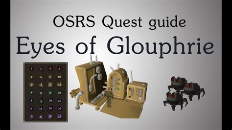 Jul 13, 2022 ... A guide for The Path of Glouphrie quest in RuneScape 3. 0:00 - Getting Started 2:18 - Finding Yewnock's Machine 4:30 - Singing Crystal .... 